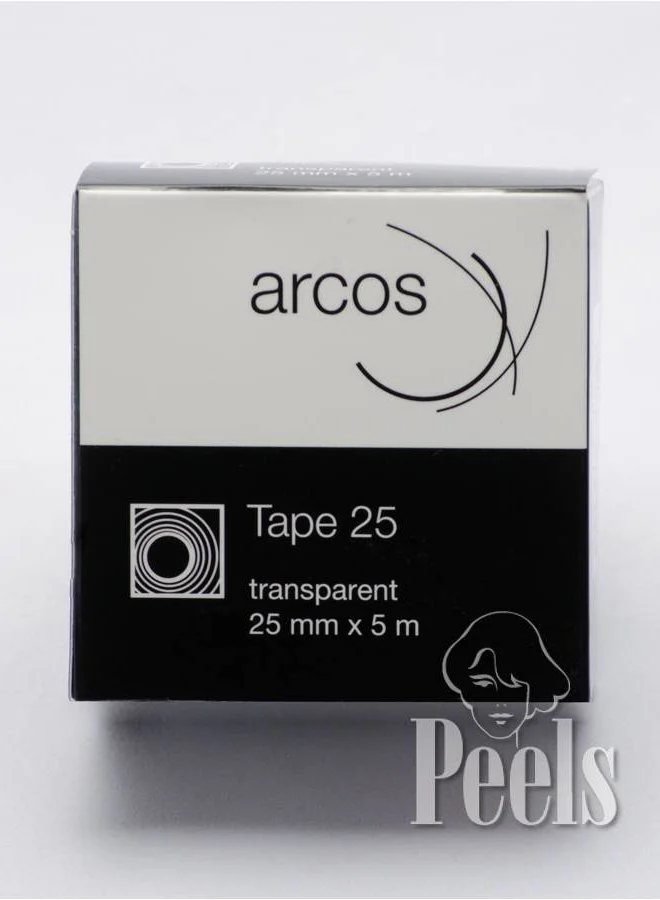 Arcos Tape Rol 5m 25mm. Neutrale Haarwerktape Voor Dagelijkse Vervanging 1 Arcos Tape Rol 5m 25mm. Neutrale Haarwerktape Voor Dagelijkse Vervanging