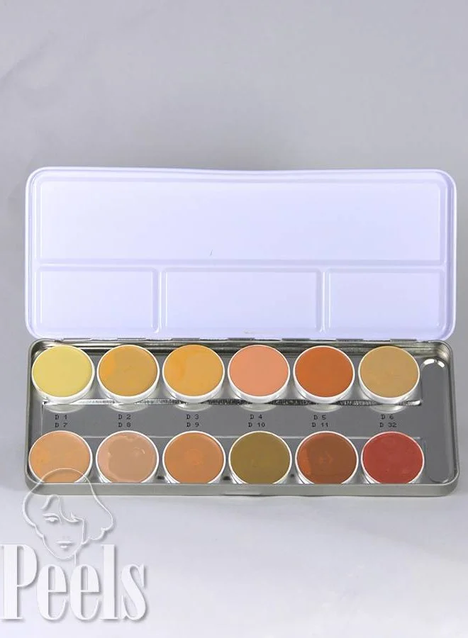 Dermacolor Camouflage Palette, Kleur A