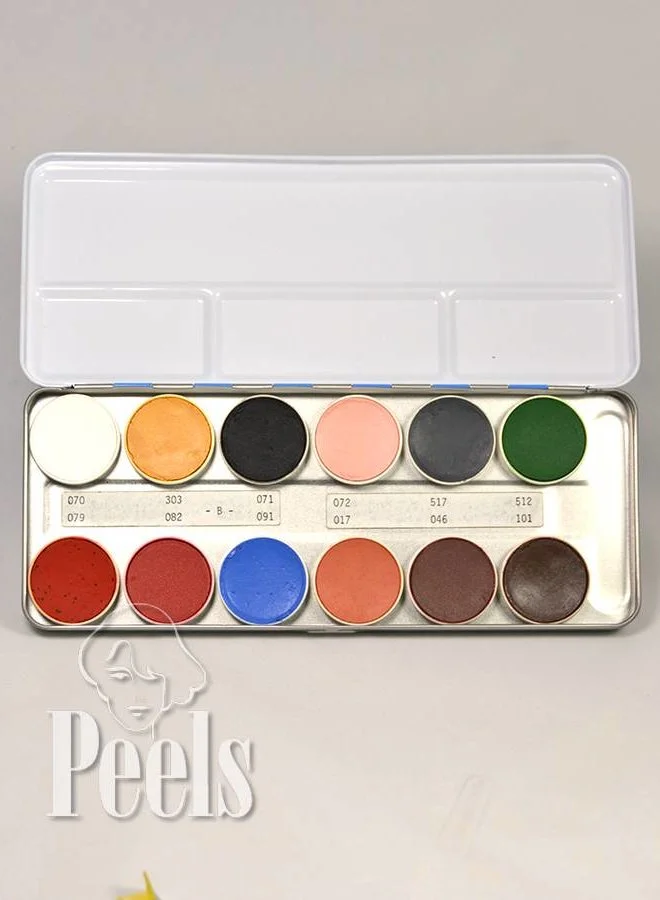 Aquacolor Palette 12 Colors Kleur B 2 Aquacolor Palette 12 Colors Kleur B - Afbeelding 2