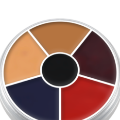 Cream Color Circle, Burned Skin