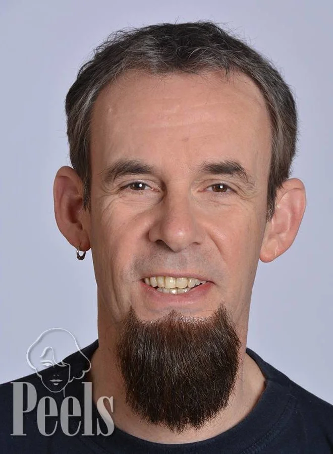 Handgeknoopte Lange Kinbaard Van Echt Haar, Type 9233