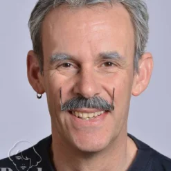 Handgeknoopte Snor Van Echt Haar, Dali, Type 9216 -Peelsweb Winkel kryolan handgeknoopte snor van echt haar dali type 3